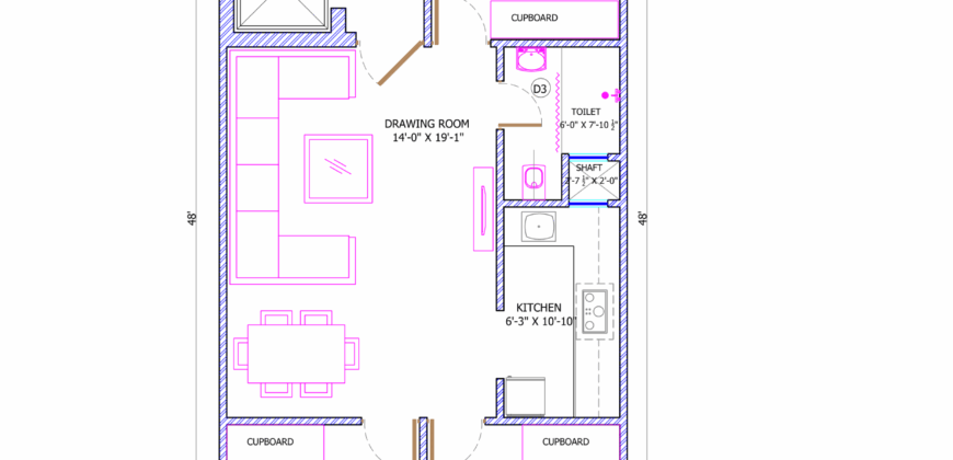 3 BKH Flat in Rajnagar Dwarka Sector 8